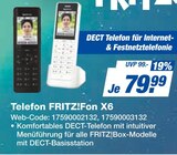 Telefon FRITZ!Fon X6 im Angebot bei expert in Kempten Telefon FRITZ!Fon X6 Angebote von FRITZ! bei expert Kempten für 79,99 €
