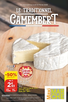 Prospectus Bi1 à Sancey-le-Long, "LE TRADITIONNEL CAMEMBERT", 12 pages de promos valables du 05/02/2025 au 10/02/2025