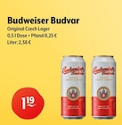 Original Czech Lager im Angebot bei Trink und Spare in Oberhausen Original Czech Lager Angebote von Budweiser Budvar bei Trink und Spare Oberhausen für 1,19 €