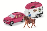 Voiture avec remorque pour chevaux en promo chez La Grande Récré Toulouse à 49,99 €