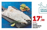 Filet de morue salée - Super U à Marseille Filet de morue salée en promo chez Super U Marseille à 17,90 €