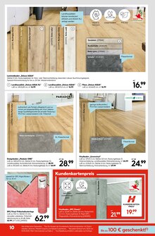 Laminat im Hellweg Prospekt "Die Profi-Baumärkte" mit 28 Seiten (Hamm)