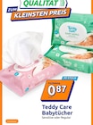Babytücher Sensitive im Angebot bei Action in Stendal Babytücher Sensitive Angebote von Teddy Care bei Action Stendal für 0,87 €