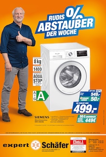 Aktueller expert Schäfer Prospekt (Leuterod, 1 Seite zum blättern expert Schäfer Prospekt RUDIS % ABSTAUBER DER WOCHE mit 1 Seite