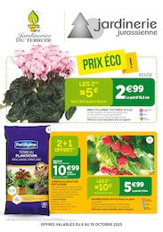 Prospectus Jardineries du terroir à Chaussin, "Jardineries DU TERROIR", 8 pages, 06/10/2025 - 19/10/2025