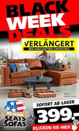 Seats and Sofas Prospekt für Dreieich: "BLACK WEEK DEALS VERLÄNGERT", 1 Seite, 29.11.2024 - 07.12.2024