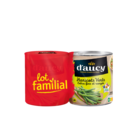 Haricots verts extra fins & rangés " Lot familial" - D'AUCY à 3,59 € dans le catalogue Carrefour Market