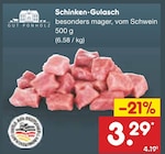 Schinken-Gulasch im Netto Marken-Discount Prospekt Schinken-Gulasch von Gut Ponholz im aktuellen Netto Marken-Discount Prospekt für 3,29 €
