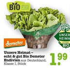 Aktuelles Unsere Heimat echt & gut Bio Demeter Endivien Angebot bei E center in Mannheim ab 1,99 €