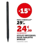 Stylet universel pour tablette à Hyper U dans Guillon Stylet universel pour tablette à Hyper U dans Guillon