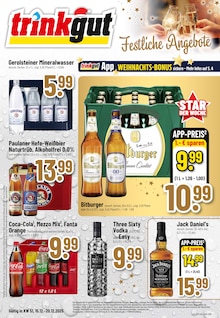 Aktueller Trinkgut Prospekt (Beilstein, 12 Seiten zum blättern Trinkgut Prospekt Aktuelle Angebote mit 12 Seiten