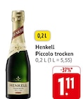 Piccolo trocken im Angebot bei E center in Lahr Piccolo trocken Angebote von Henkell bei E center Lahr für 1,11 €