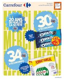 Prospectus Carrefour à Morlanné: "20 ANS DE FIDÉLITÉ ÇA SE FÊTE", 76} pages, 05/11/2024 - 18/11/2024