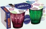 Lot de 4 gobelets Picardie 25cl - DURALEX en promo chez Intermarché Saumur à 3,68 €