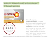LINDA Premiumapotheke Tübingen - Nurofen 200 mg Schmelztabletten Lemon Angebot im Prospekt Nurofen 200 mg Schmelztabletten Lemon bei LINDA Premiumapotheke im Tübingen Prospekt für 8,69 €