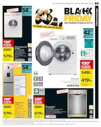 Prix et réduction Lave-Linge dans le prospectus Carrefour en cours Offre Lave-Linge dans le catalogue Carrefour du moment à la page 21