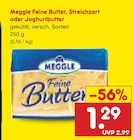 Aktuelles Feine Butter, Streichzart oder Joghurtbutter Angebot bei Netto Marken-Discount in Gelsenkirchen ab 1,29 €