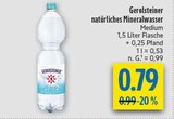 natürliches Mineralwasser Medium im Angebot bei diska in Erlangen natürliches Mineralwasser Medium Angebote von Gerolsteiner bei diska Erlangen für 0,79 €