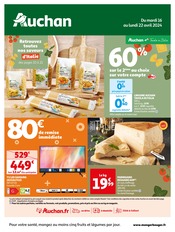 Catalogue Supermarchés Auchan Hypermarché en cours à Fourmies et alentours, "Auchan", 44 pages, 16/04/2024 - 22/04/2024