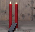 LED Echtwachs-Stabkerzen – 2er Set im aktuellen Pflanzen Kölle Prospekt für 12,99 €