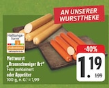 EDEKA - Mettwurst 'Braunschweiger Art' Angebot im Prospekt Mettwurst 'Braunschweiger Art' bei EDEKA im Prospekt "" für 1,19 €