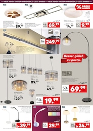 Pendelleuchten Angebot & Preis im aktuellen porta Möbel Prospekt Pendelleuchten Angebot im aktuellen porta Möbel Prospekt auf Seite 4