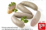 Aktuelle Wurst Angebote bei EDEKA in Karlsruhe Aktuelles Frische Leberwürstchen Angebot bei EDEKA in Karlsruhe ab 1,29 €