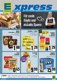 EDEKA Prospekt für Plattele mit 4 Seiten EDEKA Prospekt für Plattele: "Für coole Köpfe und eiskalte Sparer.", 4 Seiten, 23.05.2022 - 28.05.2022
