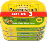 Sardines À L'huile D'olive Parmentier en promo chez Auchan Hypermarché Antony à 4,70 €