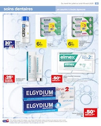 Prix et réduction Dentifrice dans le prospectus Carrefour en cours Offre Dentifrice dans le catalogue Carrefour du moment à la page 21