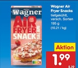 Air Fryer Snacks im Angebot bei Netto Marken-Discount in Neumünster Air Fryer Snacks Angebote von Wagner bei Netto Marken-Discount Neumünster für 1,99 €