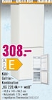 Aktuelle Kühlschrank Angebote bei Hornbach in Trier Aktuelles Kühl-Gefrier-Kombination Angebot bei Hornbach in Trier ab 308,00 €
