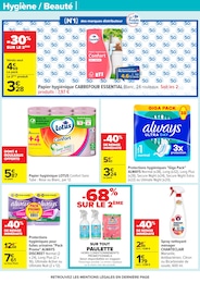 Offre Serviettes Hygiéniques dans le catalogue Carrefour du moment à la page 58