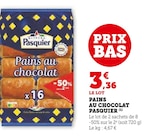 Pains au chocolat - PASQUIER - Super U à Clichy-sous-Bois Pains au chocolat - PASQUIER en promo chez Super U Clichy-sous-Bois à 3,36 €