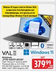 Notebook V17D-6500Y-8512D Angebote von VALE bei E center Darmstadt für 379,99 €