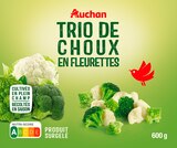 TRIO DE CHOUX EN FLEURETTES SURGELÉS AUCHAN - AUCHAN à 3,12 € dans le catalogue Auchan Supermarché