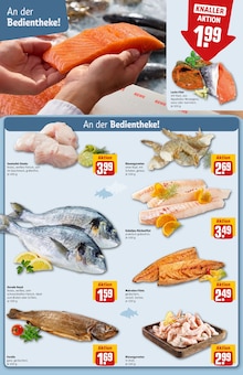 Lachs im aktuellen REWE Prospekt (Bielefeld) Lachs im REWE Prospekt "Dein Markt" mit 36 Seiten (Bielefeld)