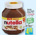 Aktuelle Nutella Angebote bei Marktkauf in Schorndorf Aktuelles Nuss-Nugat-Creme Angebot bei Marktkauf in Schorndorf ab 4,79 €