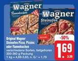 Original Wagner Steinofen Pizza, Pizzies oder Flammkuchen bei E center im Prospekt "" für 1,69 €