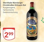 Nürnberger Christkindles Glühwein Rot Angebote von Sternthaler bei GLOBUS Viersen für 2,99 €