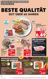 Aktueller Kaufland Prospekt mit Bratwurst, "Aktuelle Angebote", Seite 22