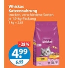 Katzennahrung von Whiskas im aktuellen V-Markt Prospekt für 4,99 €