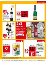 Prix et réduction Merlot dans le prospectus Auchan Supermarché en cours Offre Merlot dans le catalogue Auchan Supermarché du moment à la page 17