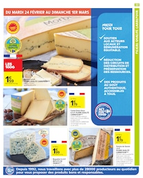 Prix et réduction Morbier dans le prospectus Carrefour Market en cours Offre Morbier dans le catalogue Carrefour Market du moment à la page 35