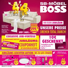 Couch im SB Möbel Boss Prospekt "UNSERE PREISE DREHEN TOTAL DURCH!" mit 12 Seiten (Duisburg)