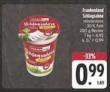 Schlagsahne Angebote von Frankenland bei EDEKA Bayreuth für 0,99 €