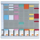 Nobo - Planning hebdomadaire à fiches T - 7 colonnes - 48 x 48 cm - Nobo à 89,99 € dans le catalogue Bureau Vallée
