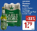 Premium-Pilsener von Karlskrone im aktuellen ALDI SÜD Prospekt für 1,79 €