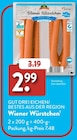 Aktuelles Wiener Würstchen Angebot bei ALDI SÜD in Köln ab 2,99 €