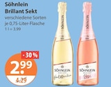 Brillant Sekt Halbtrocken von Söhnlein im aktuellen V-Markt Prospekt